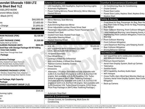 Used 2023 Chevrolet Silverado 1500 LTZ w/ LTZ Premium Package AWD/4WD image 6