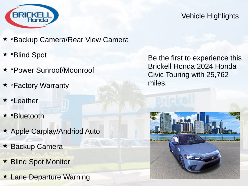 Certified 2024 Honda Civic Touring image 8
