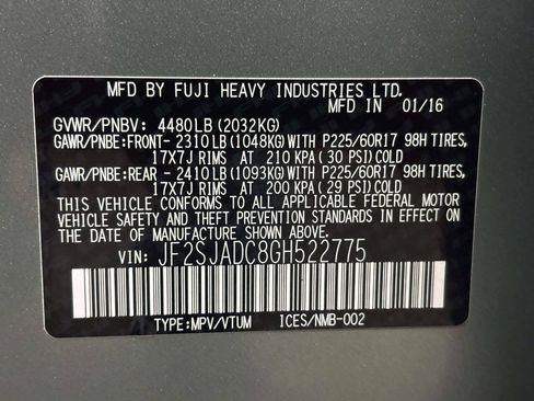 Used 2016 Subaru Forester 2.5i Premium w/ All-Weather Package AWD/4WD image 36