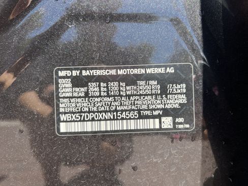 Used 2022 BMW X3 xDrive30i w/ Convenience Package w/ZPA AWD/4WD image 33