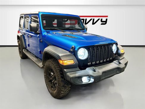 Used 2022 Jeep Wrangler Unlimited Willys image 1