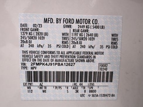 Certified 2023 Ford Edge ST-Line w/ Cargo Accessory Package image 49