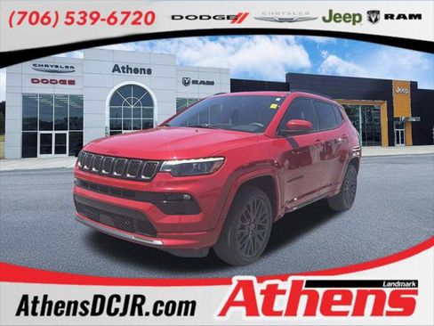 Certified 2023 Jeep Compass Limited w/ Elite Group for (Red) Edition AWD/4WD image 1