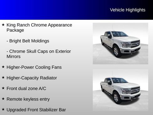 Used 2018 Ford F150 King Ranch w/ Equipment Group 601A Luxury image 16