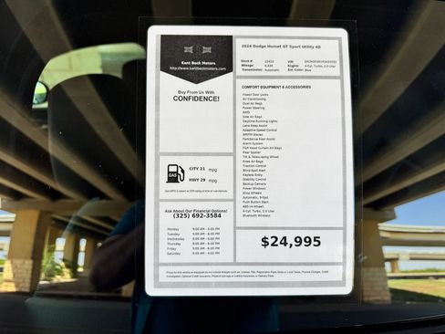 Used 2024 Dodge Hornet GT w/ Tech Pack w/o Parking image 33