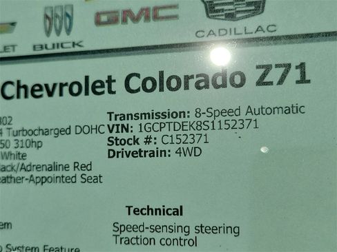 Used 2025 Chevrolet Colorado Z71 w/ Midnight Edition image 33