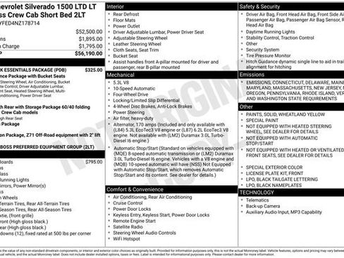 Used 2022 Chevrolet Silverado 1500 LT Trail Boss w/ LPO, Dark Essentials Package image 32