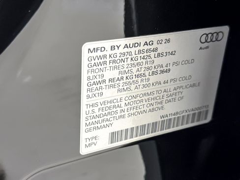 New 2027 Audi Q6 e-tron Premium AWD/4WD image 28