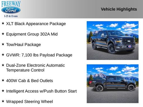 Used 2025 Ford F150 XLT w/ Equipment Group 302A MID AWD/4WD image 2