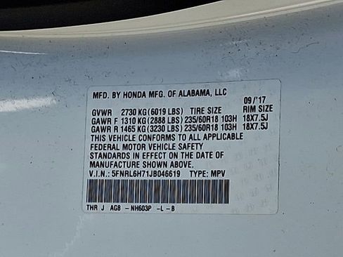 Used 2018 Honda Odyssey EX-L image 24