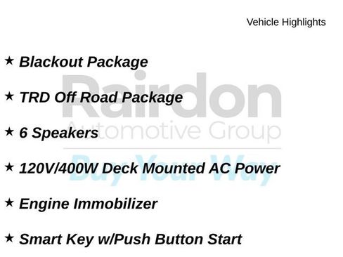 Used 2020 Toyota Tacoma TRD Off-Road w/ Blackout Package AWD/4WD image 31