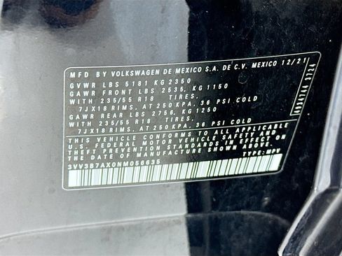 Used 2022 Volkswagen Tiguan SE FWD image 36
