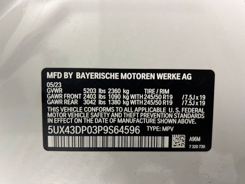 Used 2023 BMW X3 sDrive30i w/ M Sport Package image 19