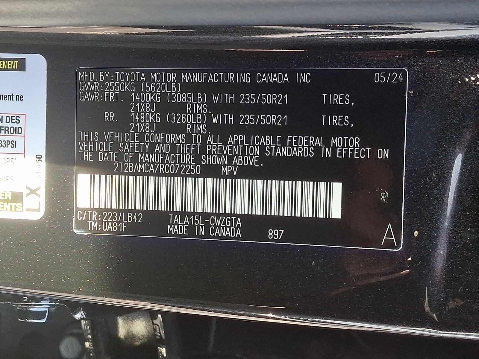 Used 2024 Lexus RX 350 Premium Plus w/ Convenience Package AWD/4WD image 27