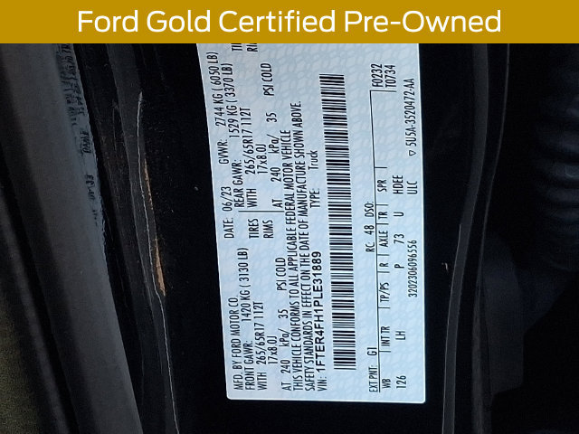 Certified 2023 Ford Ranger XLT w/ Equipment Group 302A High AWD/4WD image 30