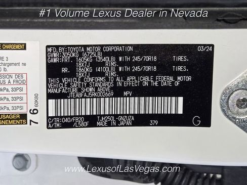 Used 2024 Toyota Land Cruiser 1958 AWD/4WD image 28