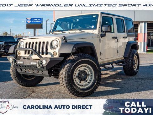 Used 2017 Jeep Wrangler Unlimited Sport w/ Quick Order Package 24S image 1