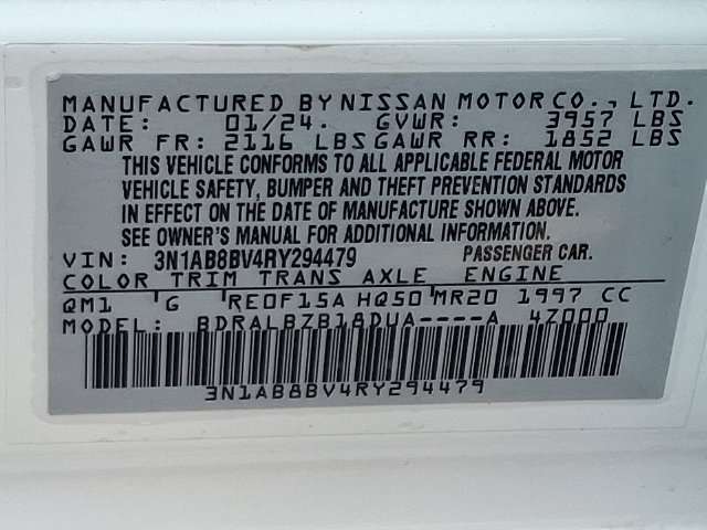 Used 2024 Nissan Sentra S FWD image 27