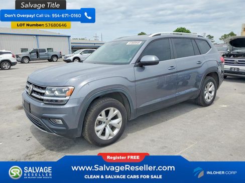 Used 2019 Volkswagen Atlas SE w/ Towing Package FWD image 1