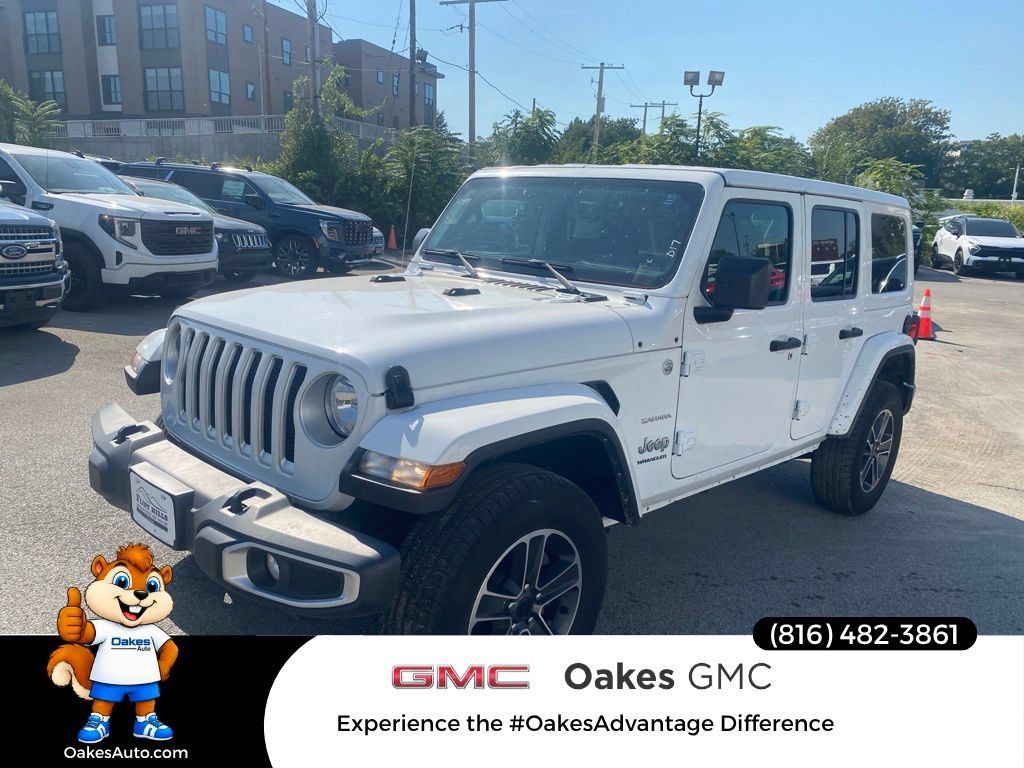Used 2023 Jeep Wrangler Unlimited Sahara AWD/4WD image 1