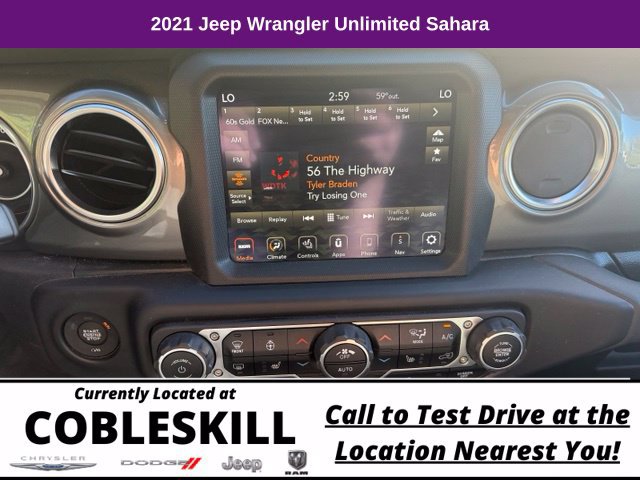 Used 2021 Jeep Wrangler Unlimited Sahara AWD/4WD image 17