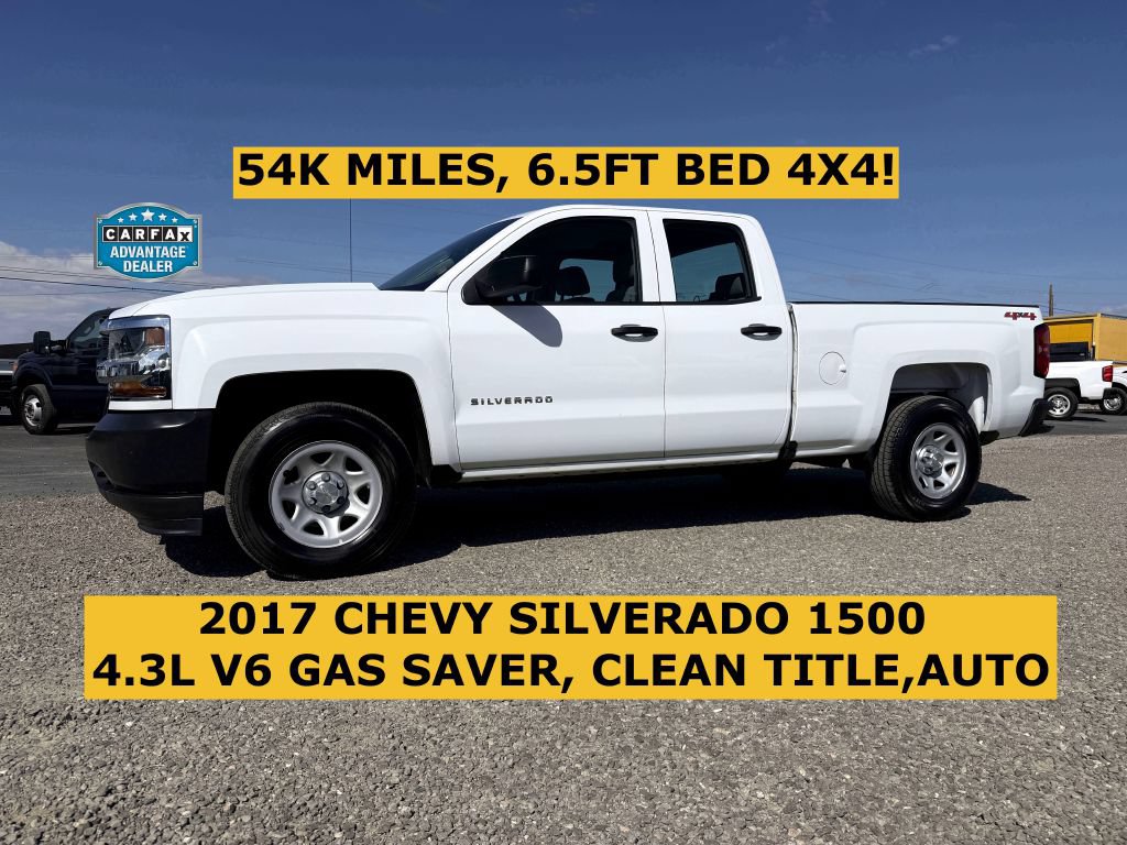 Used 2017 Chevrolet Silverado 1500 W/T AWD/4WD image 1