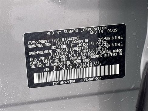 New 2025 Subaru Forester Limited image 32