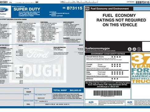Used 2014 Ford F250 Platinum w/ FX4 Off-Road Package AWD/4WD image 36