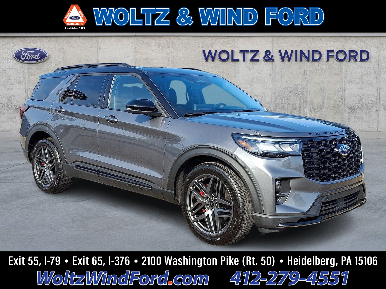 Certified 2025 Ford Explorer ST w/ Sun And Sound Package AWD/4WD image 1