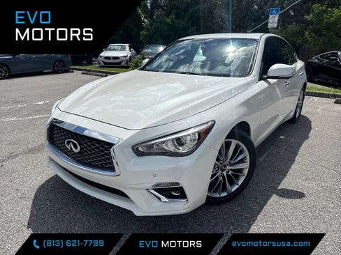 Used 2022 INFINITI Q50 Luxe w/ Cargo Package RWD image 1