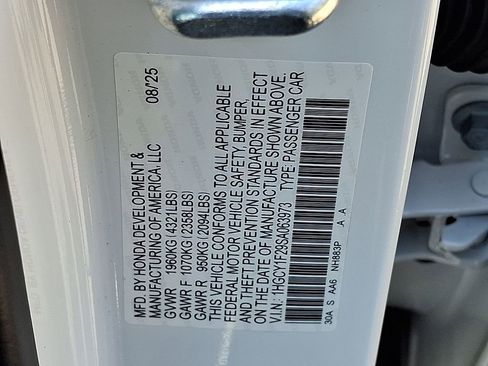 New 2025 Honda Accord LX image 10