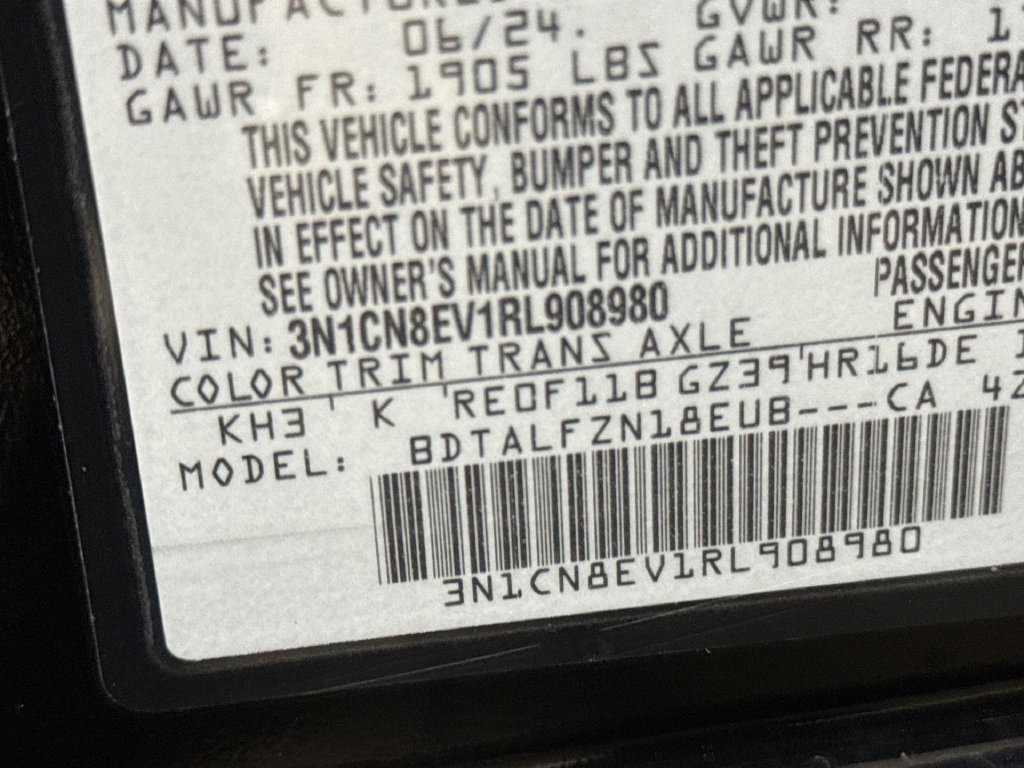 Used 2024 Nissan Versa SV FWD image 26