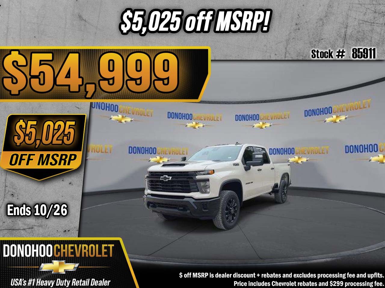 New 2026 Chevrolet Silverado 2500 Custom w/ Custom Value Package AWD/4WD image 1