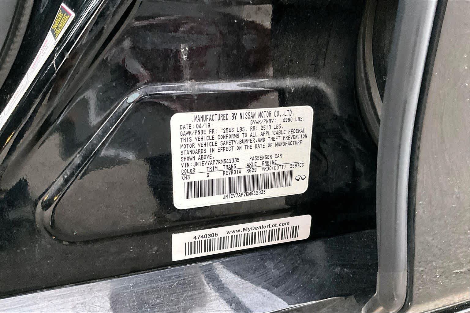 Used 2019 INFINITI Q50 Luxe w/ Essential Package (3.0T Luxe) RWD image 37