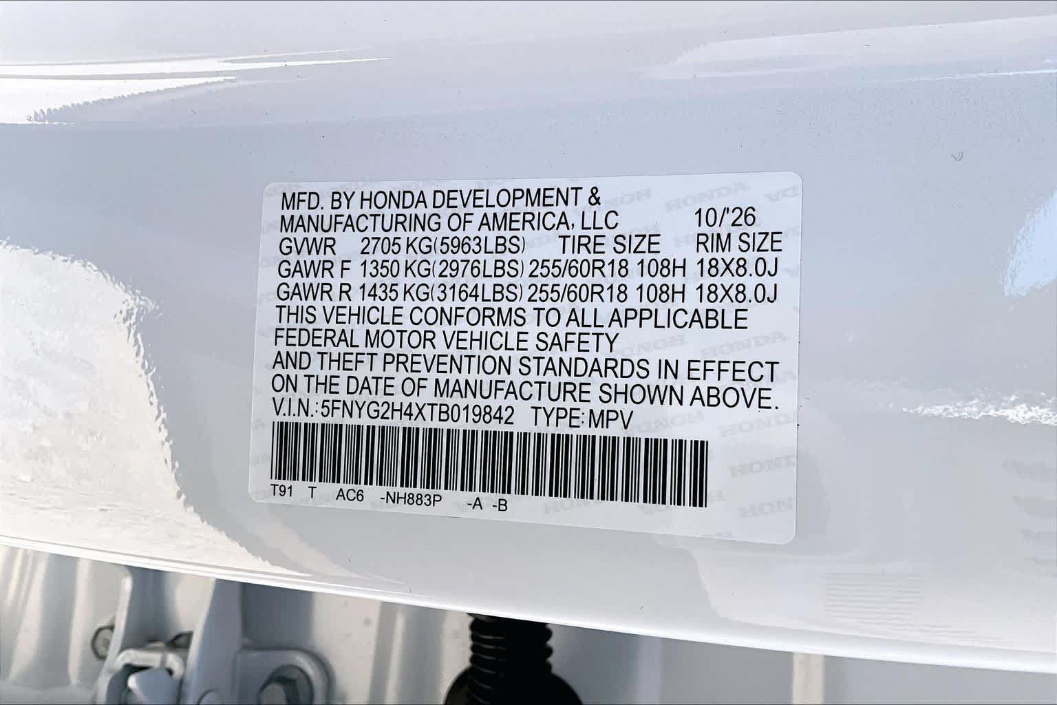 New 2026 Honda Pilot EX-L image 22