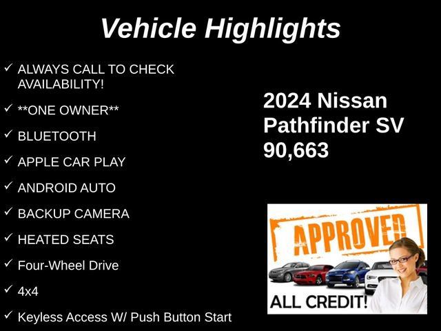 Used 2024 Nissan Pathfinder SV AWD/4WD image 9
