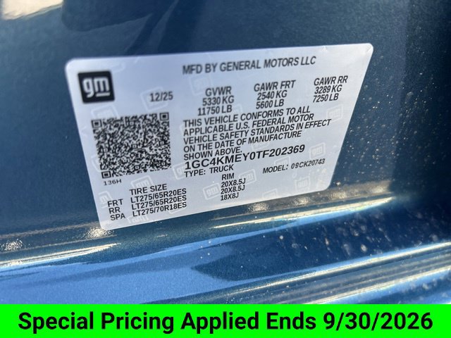 New 2026 Chevrolet Silverado 2500 Custom w/ Custom Value Package AWD/4WD image 37