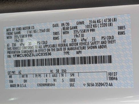 Used 2020 Ford Escape Titanium AWD/4WD image 30