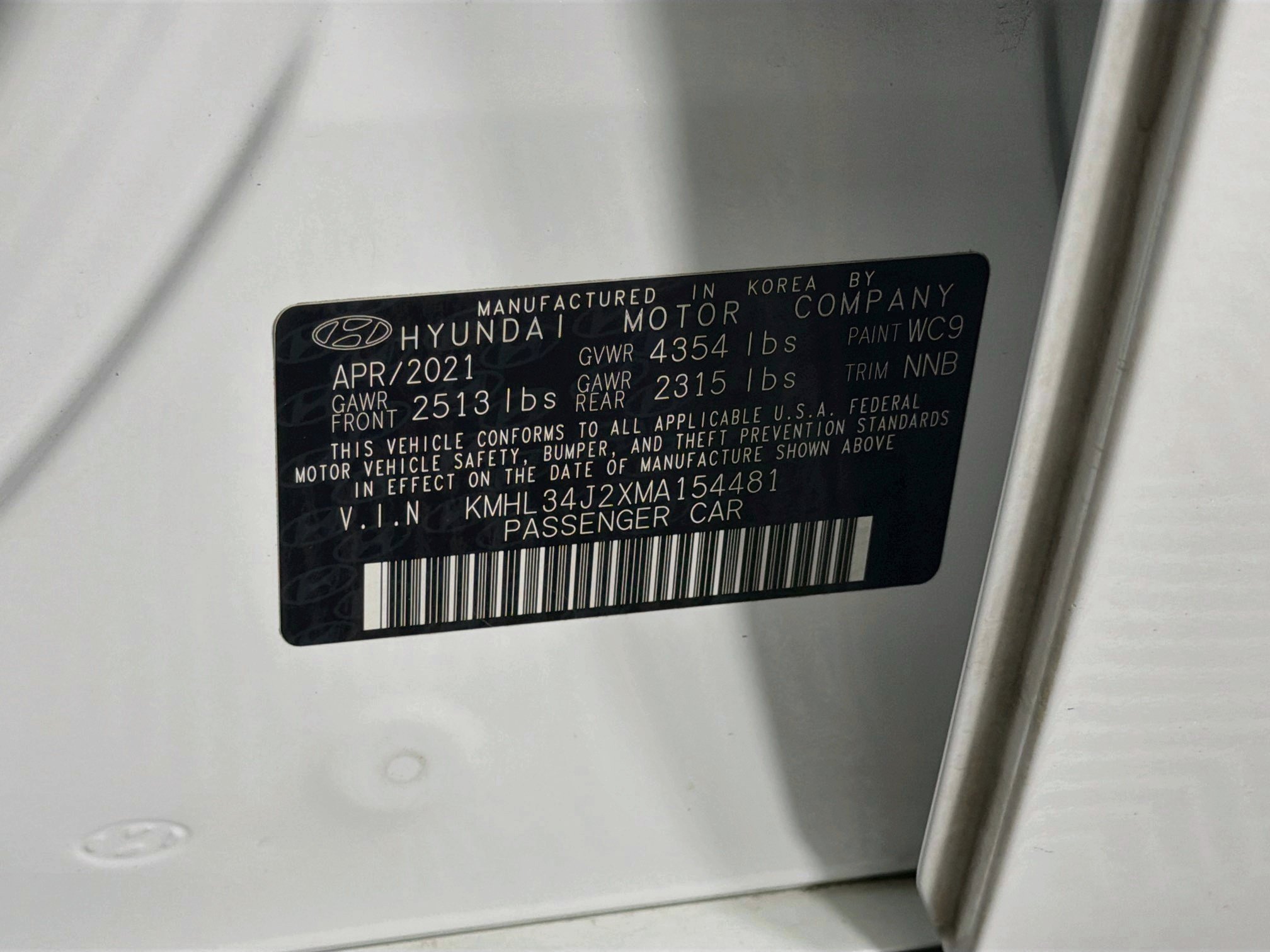 Used 2021 Hyundai Sonata Limited w/ Preferred Accessory Package FWD image 12