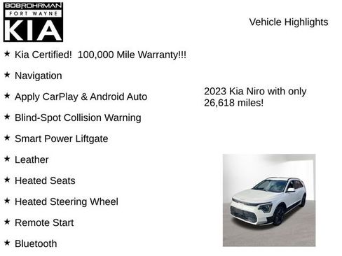 Certified 2023 Kia Niro Wind w/ Wind Preserve Package image 7