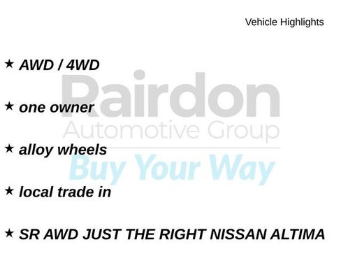 Used 2023 Nissan Altima 2.5 SR w/ SR Premium Package AWD/4WD image 2