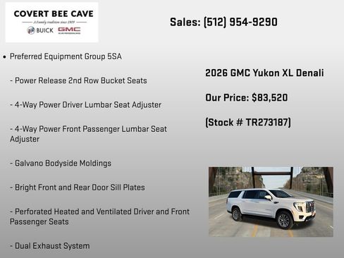 New 2026 GMC Yukon XL Denali RWD image 6