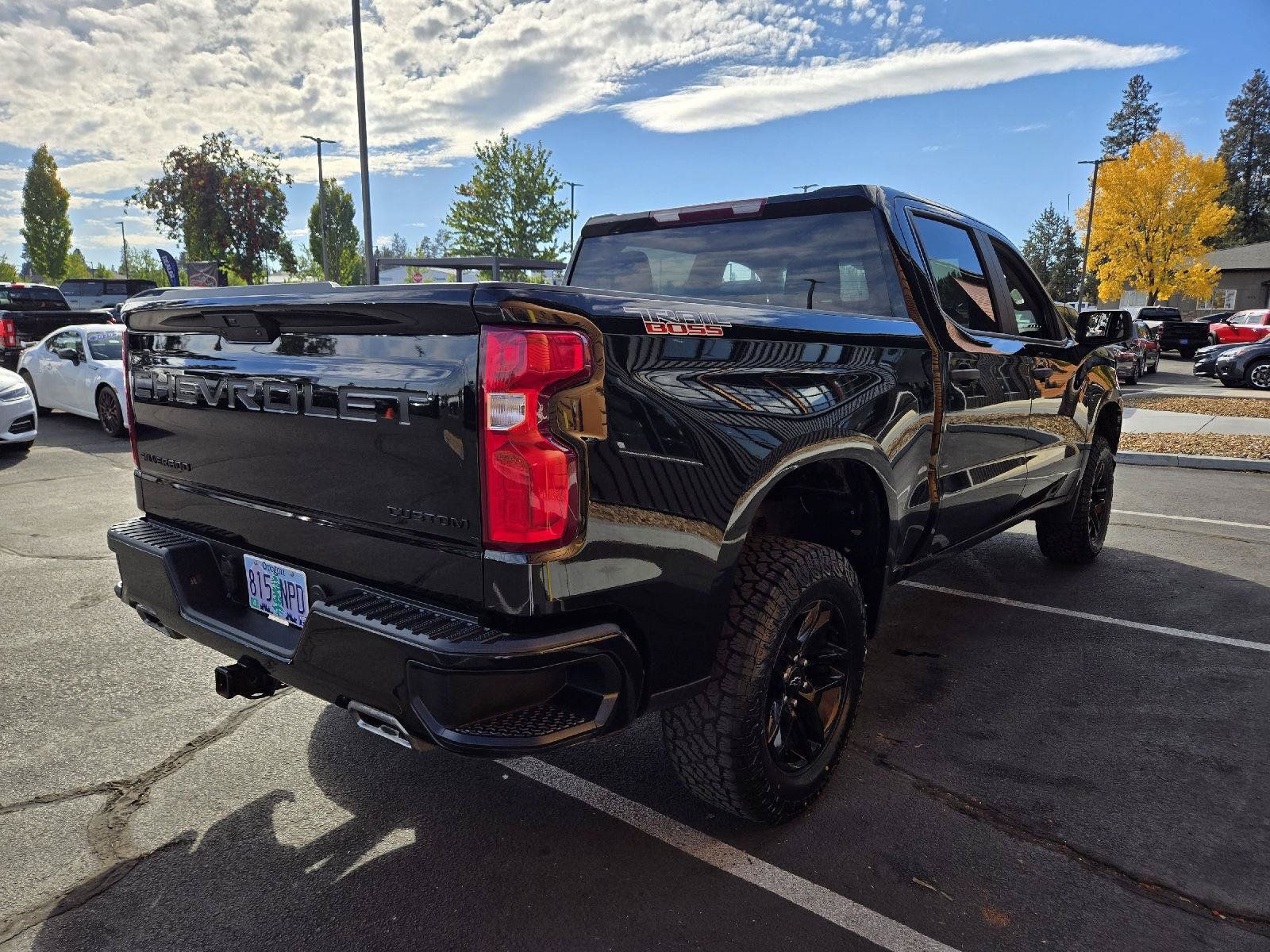 Used 2021 Chevrolet Silverado 1500 Custom Trail Boss w/ LPO, Dark Essentials Package AWD/4WD image 5