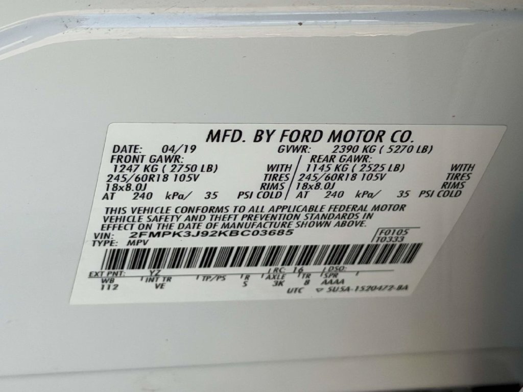 Used 2019 Ford Edge SEL w/ Equipment Group 201A FWD image 26