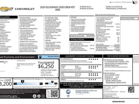 Certified 2024 Chevrolet Silverado 1500 RST w/ All Star Edition Plus AWD/4WD image 13