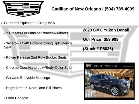 Used 2023 GMC Yukon Denali AWD/4WD image 7