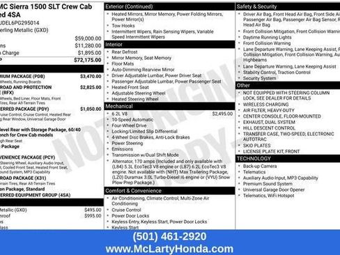 Used 2023 GMC Sierra 1500 SLT w/ SLT Premium Package AWD/4WD image 9