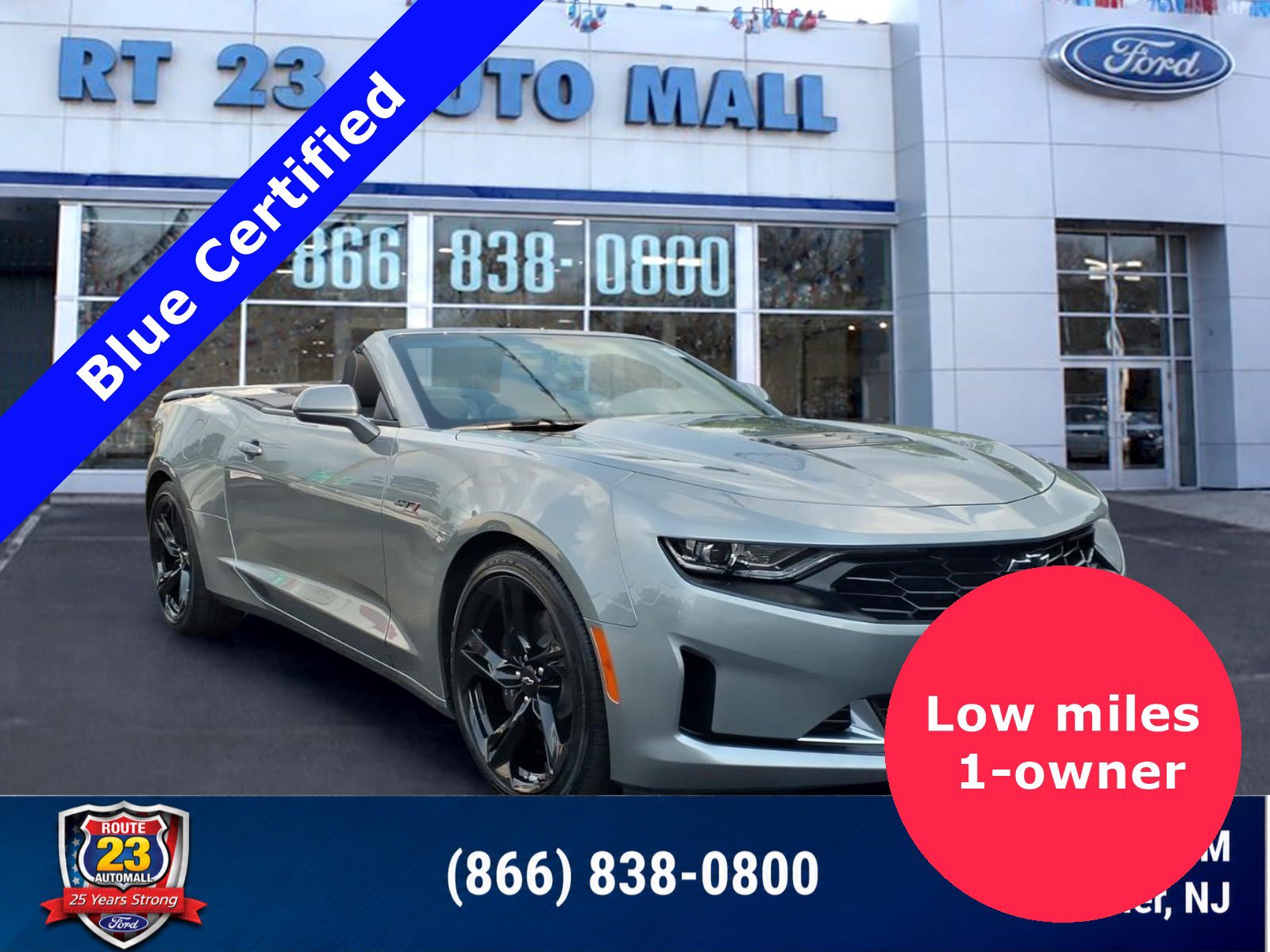 Used 2023 Chevrolet Camaro LT w/ RS Package RWD image 1