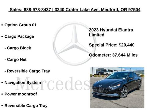 Used 2023 Hyundai Elantra Limited w/ Cargo Package FWD image 6