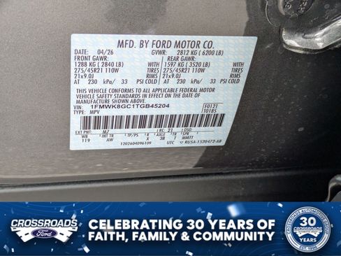 New 2026 Ford Explorer ST w/ Sun And Sound Package AWD/4WD image 44